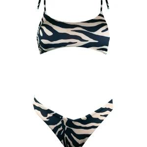 Bikini Top Zebra Brown 2Bekini