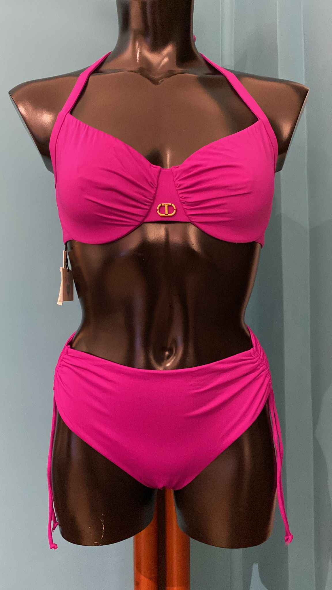 Bikini Twinset balconcino sfoderato magenta taglia 3c