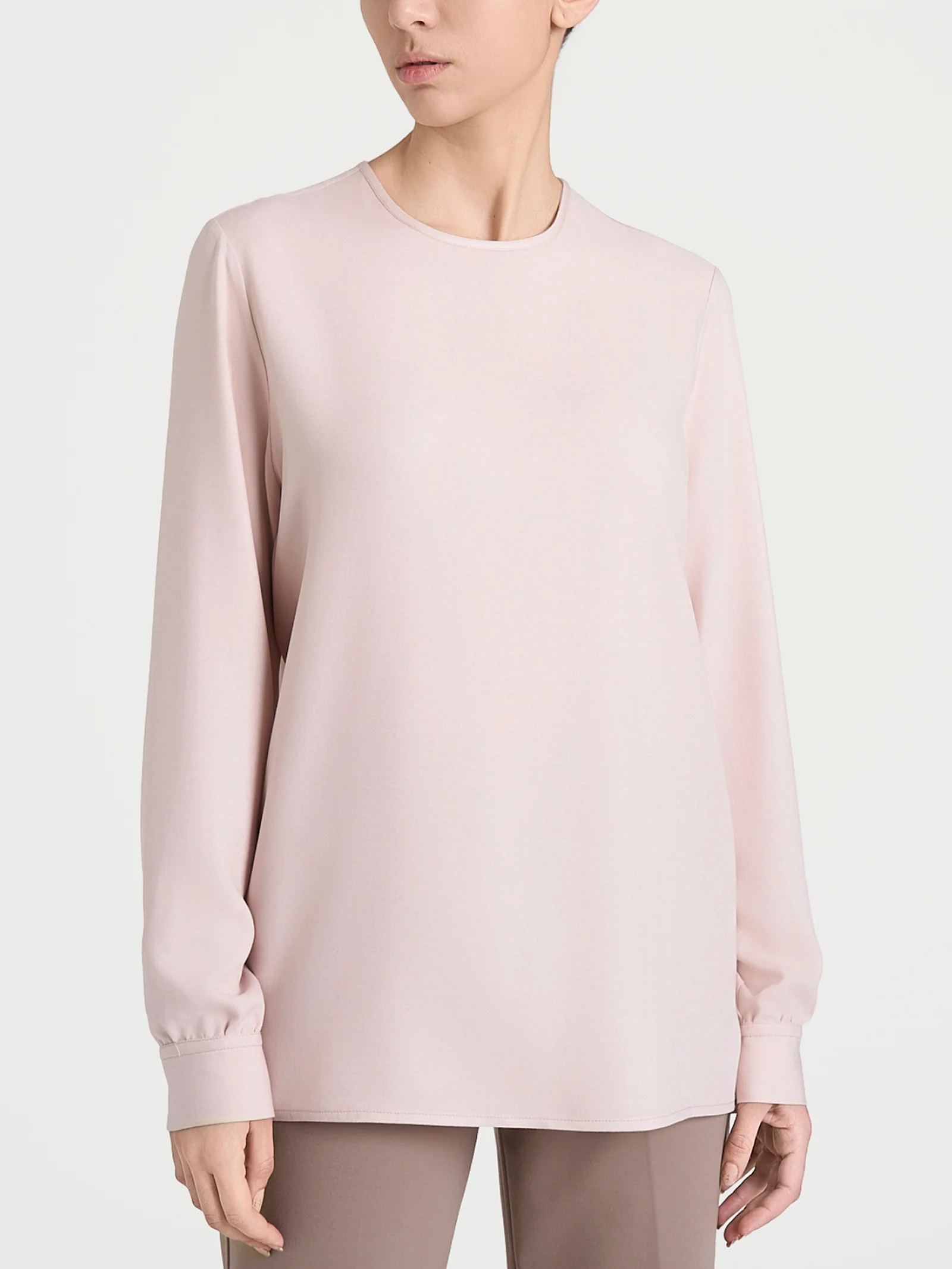 Blusa Donna Girocollo in Winter Ecoseta Ragno