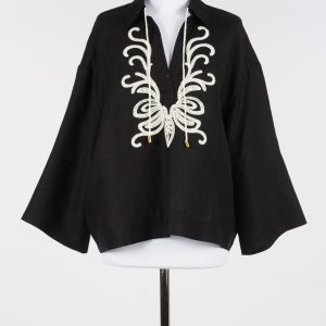 Camicia Twinset in Cotone con Dettaglio Ricamo