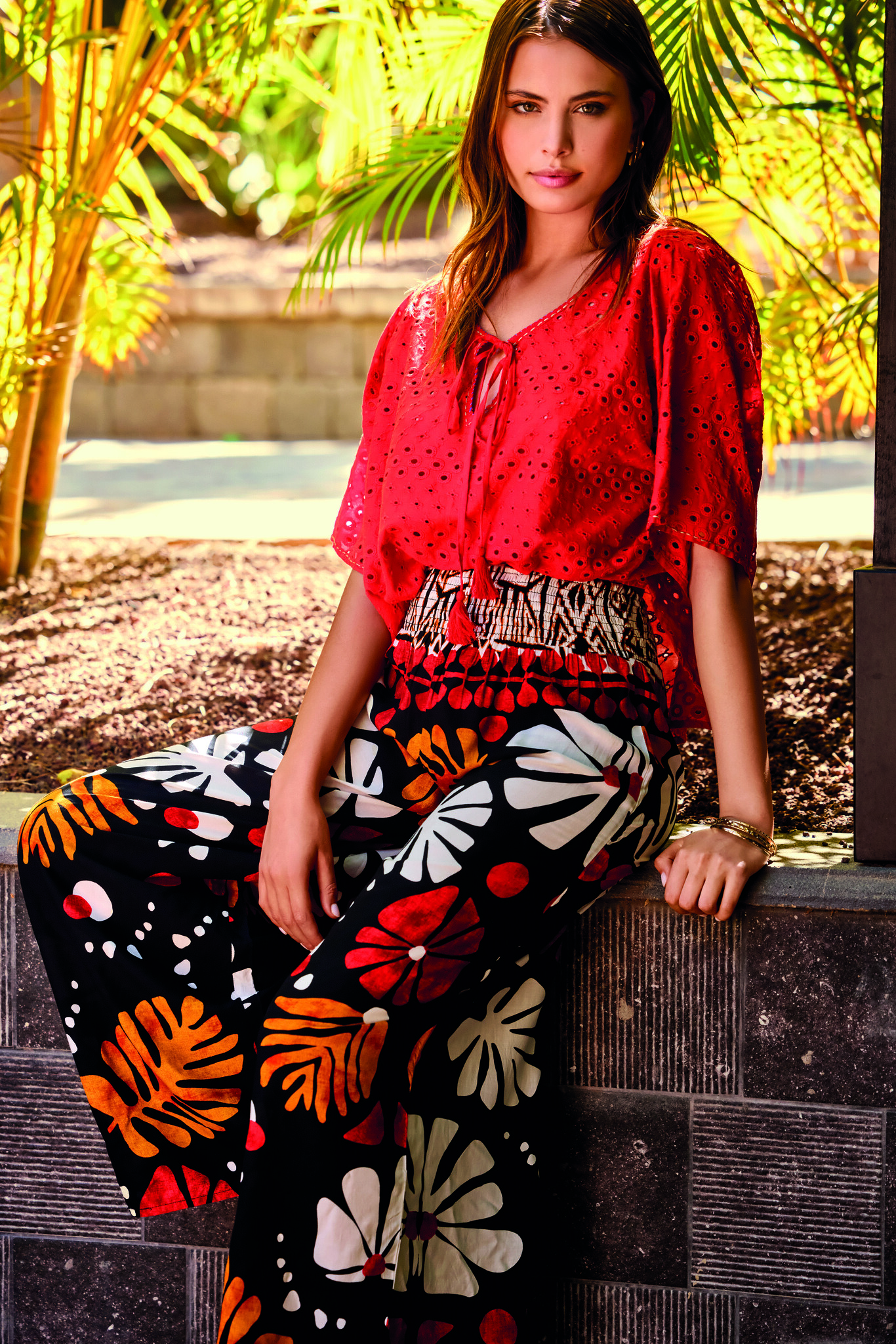 Camicia Vacanze Italiane in macramè