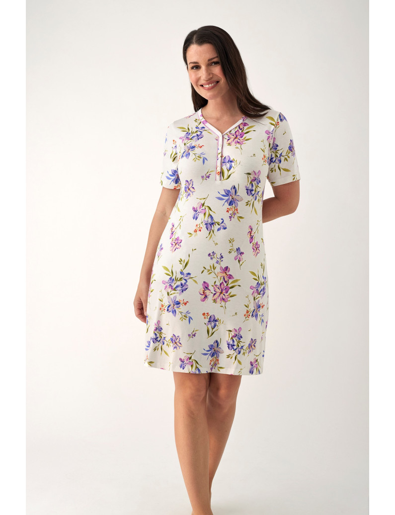 Camicia da Notte in Viscosa Promise - immagine 2