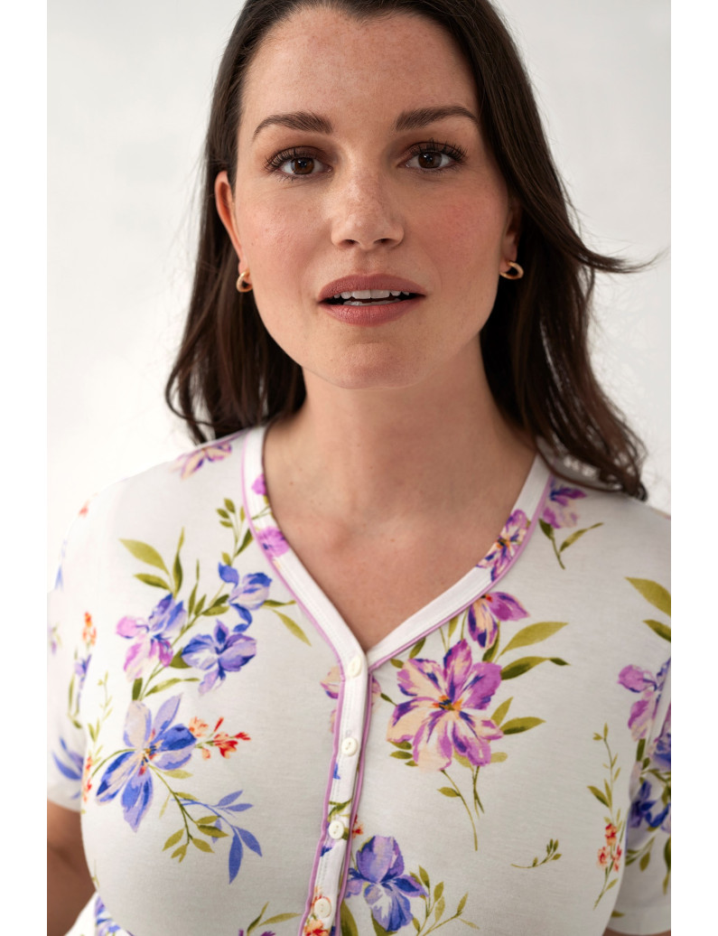 Camicia da Notte in Viscosa Promise - immagine 4