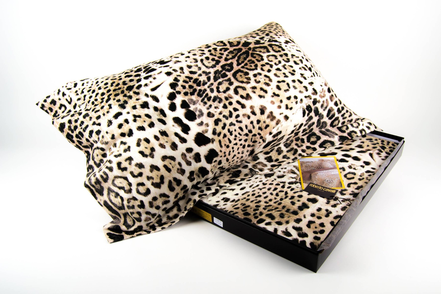 Completo Lenzuola Matrimoniale Bravo Roberto Cavalli in Raso di Cotone - immagine 4