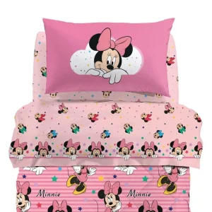 Completo Lenzuola Minnie Rainbow