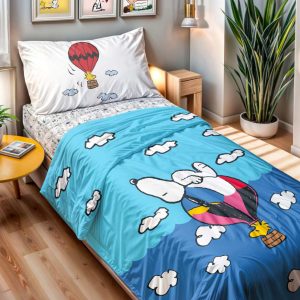 Completo Lenzuola Snoopy Fly