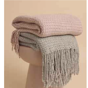 Coperta in maglia tipo ciniglia Admas