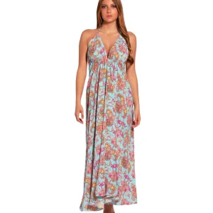 2Bekini Abito Lungo Aluna Azzurro