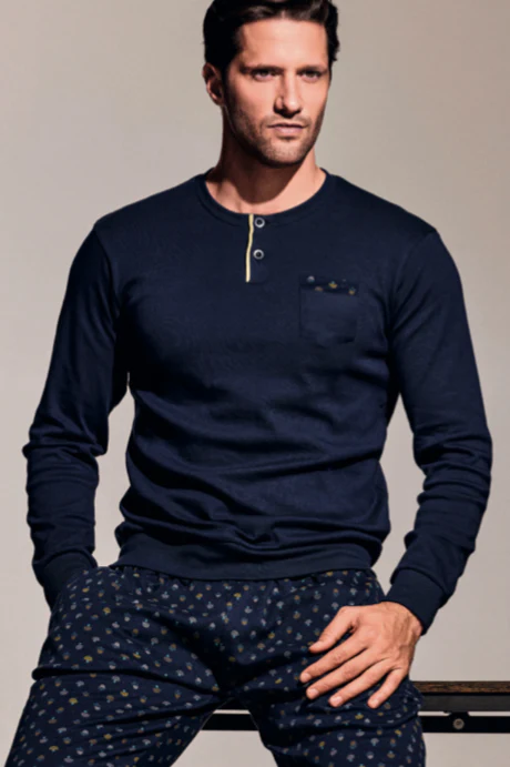 PIGIAMA FUNGHI CALDO COTONE - immagine 3