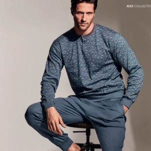 PIGIAMA FUNGHI CALDO COTONE