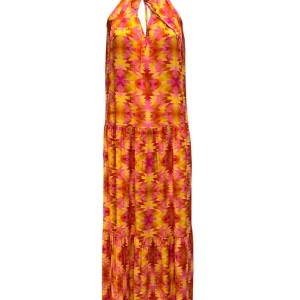 2Bekini Abito Lungo Prendisole Aztek Peonia