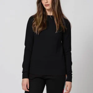 Maglia girocollo basic nera