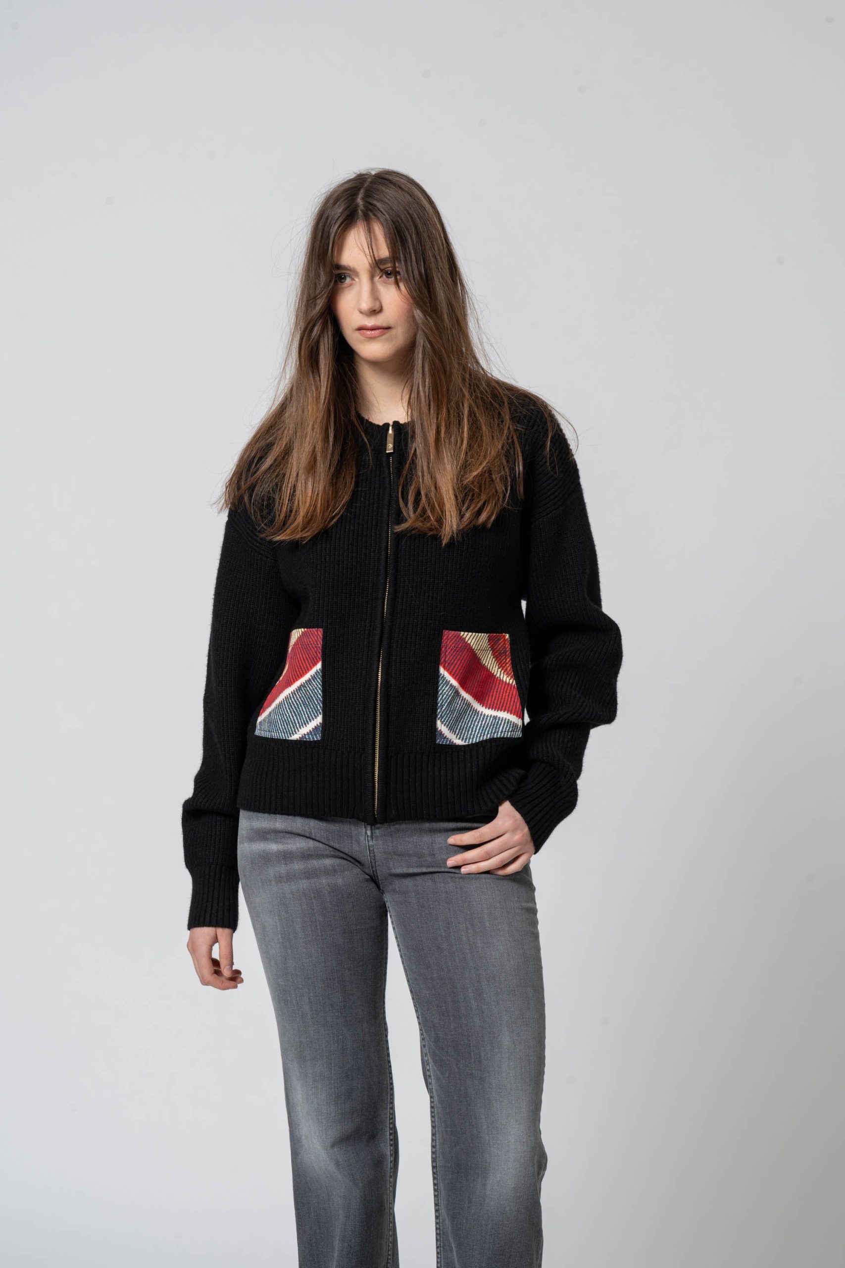 Maglia corta con zip - immagine 7