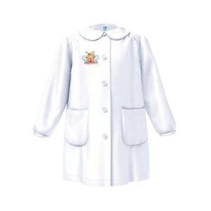 Grembiule Asilo Bianco con Ricamo Ape – Taglie dalla 2A alla 6A
