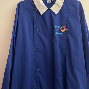 Grembiule Scuola Elementare con Ricamo Moto Need for Speed – Taglie 13 e 14 Anni