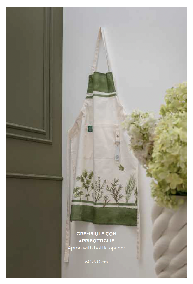 Grembiule con Apribottiglia La Porcellana Bianca - immagine 2