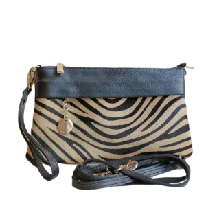 Pochette Donna Tracolla in Vera Pelle tipo Cavallino (small)