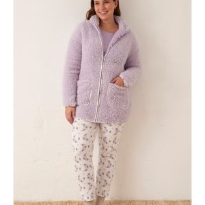 Pigiama 3 Pezzi Promisees Lavanda