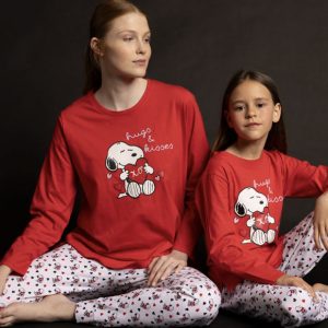 Pigiama Lungo Donna Peanuts