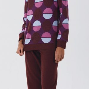 Pigiama con Collo in Punto Milano Brilliamo