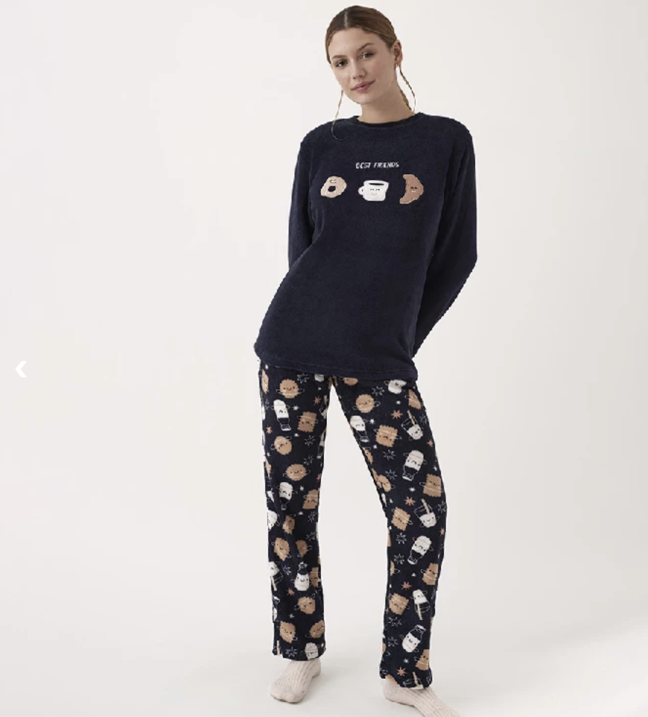 Pigiama donna Promise in peluche - immagine 2