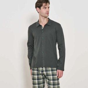 Pigiama uomo tutto aperto – Variante Muschio