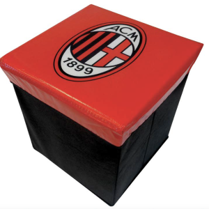 POUF CONTENITORE AC MILAN UFFICIALE