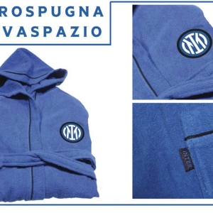 Accappatoio F.C. Inter ufficiale in Microspugna 