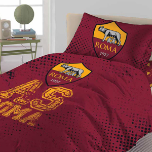 Copriletto trapuntato una piazza AS Roma 170×260