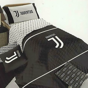 Trapuntina una piazza bianco nero 170×260 Juventus