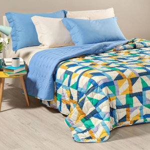 Copriletto trapuntato Caleffi una piazza microfibra 170×270