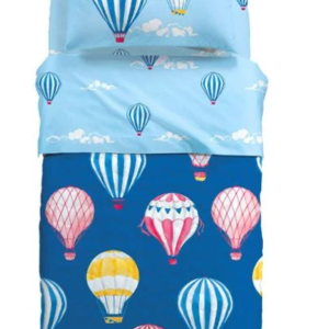 Copriletto trapuntato Caleffi mongolfiere una piazza 165×265