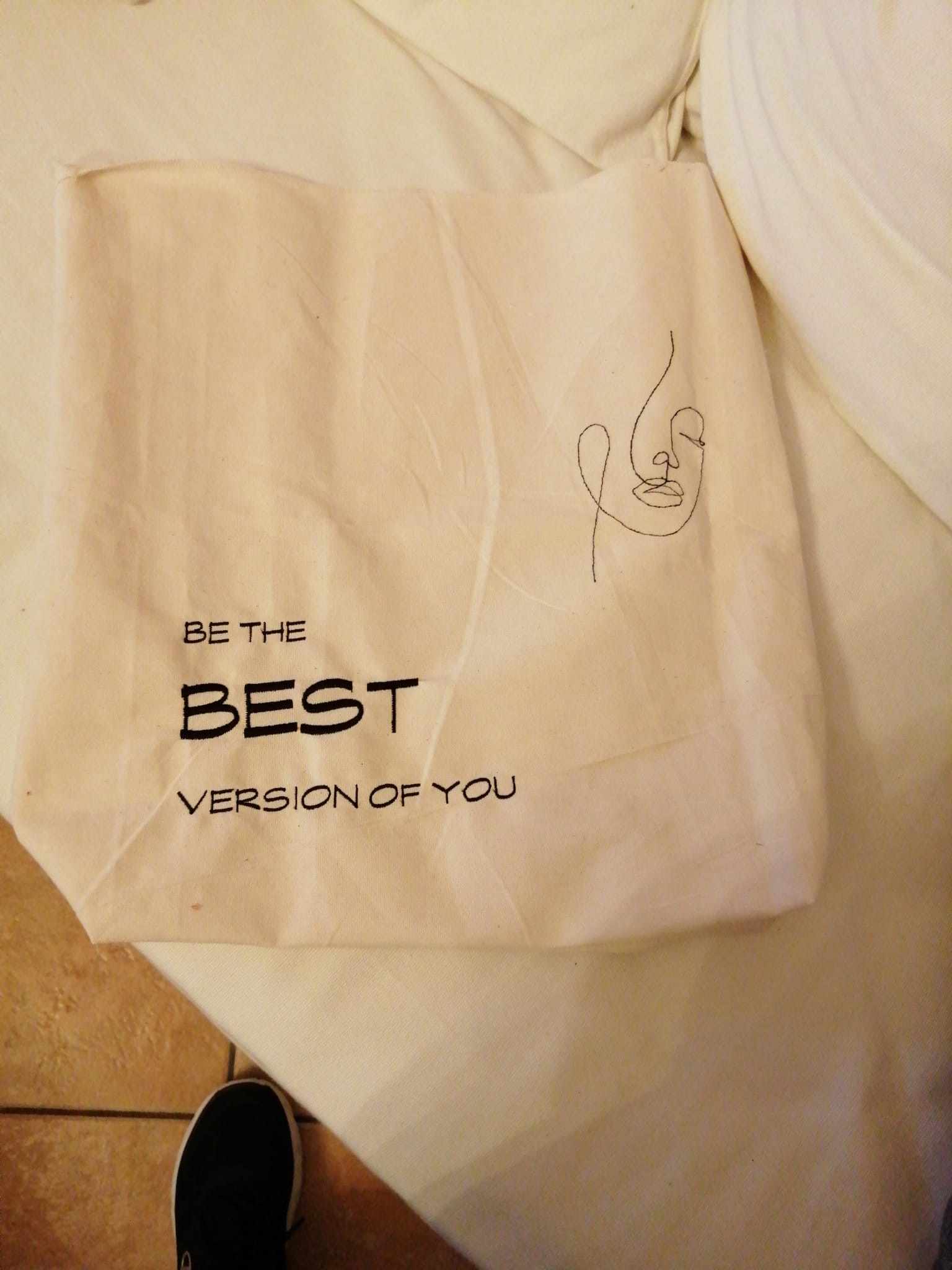 Shopper in cotone personalizzabile – Fatta a mano da Penna e Filo - immagine 6