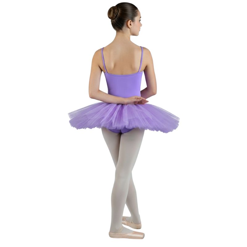 Tutù Classico con Bretelle Sottili e 6 Veli di Tulle Rigido – TB6B - immagine 3