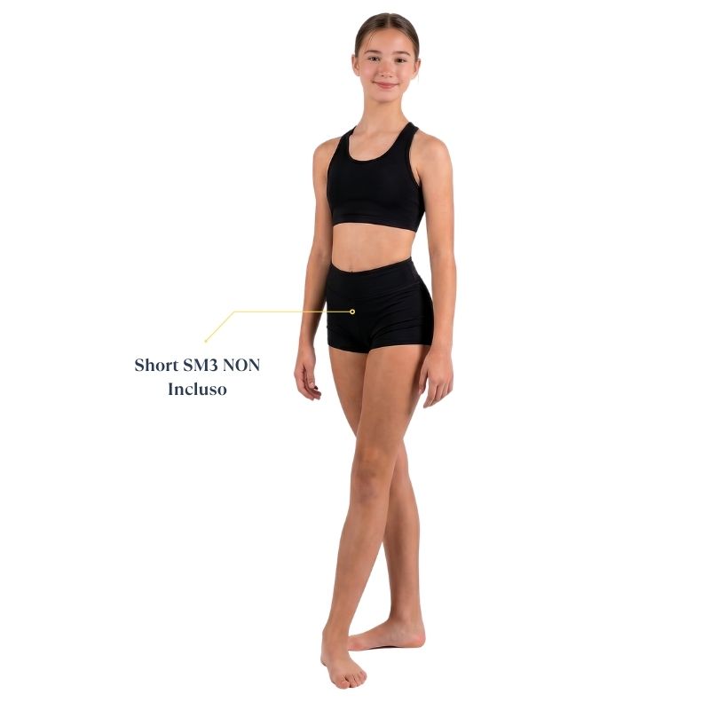 Top Corto Sportivo con Schiena a Vogatore – TT7