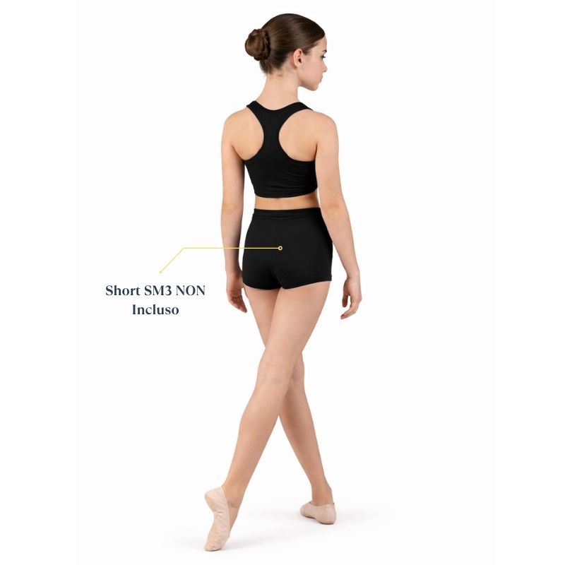 Top Corto Sportivo con Schiena a Vogatore – TT7 - immagine 3