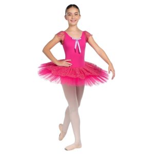 Tutù Primula con Body e 6 Veli di Tulle Rigido