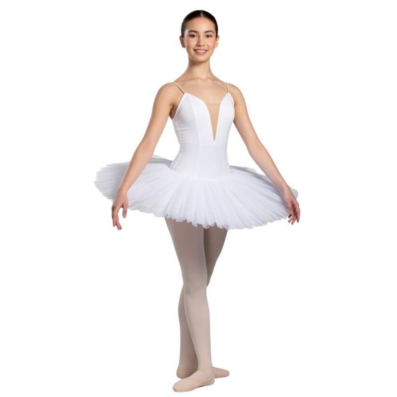 Tutù professionale 7 veli bretelle con inserto TUT40V - immagine 2