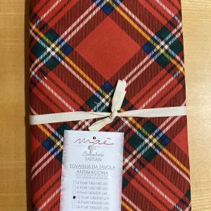 Tovaglia Natalizia Antimacchia Scozzese