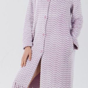 Vestaglia con bottoni in Coral “Brilliamo”