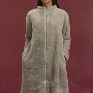 Vestaglia in Pile con Zip Linclalor