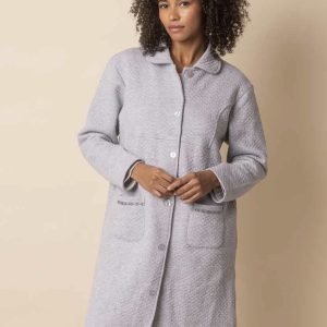 Vestaglia in Piquet con Bottoni