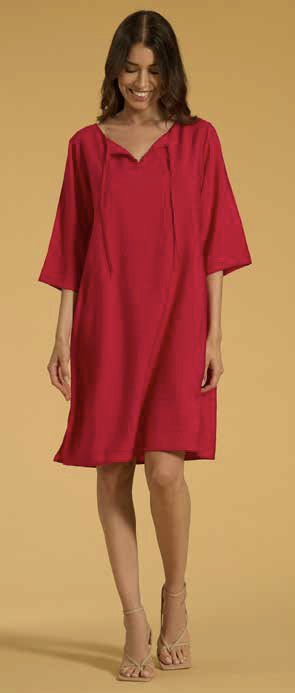 Vestito Corto in Viscosa Bisbigli - immagine 2