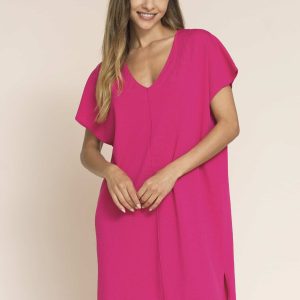 Abito Bisbigli in Maglia Fuxia – Ultimi 2 Pezzi Taglie S e XL