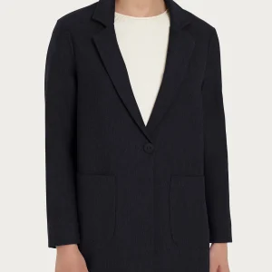 Blazer destrutturato in tessuto Compact