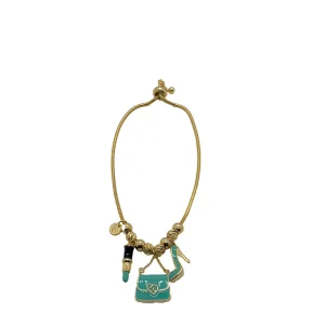 Bracciale Charms Verde Acqua