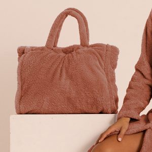 Borsa Tote in Morbida Pelliccia Maryplaid