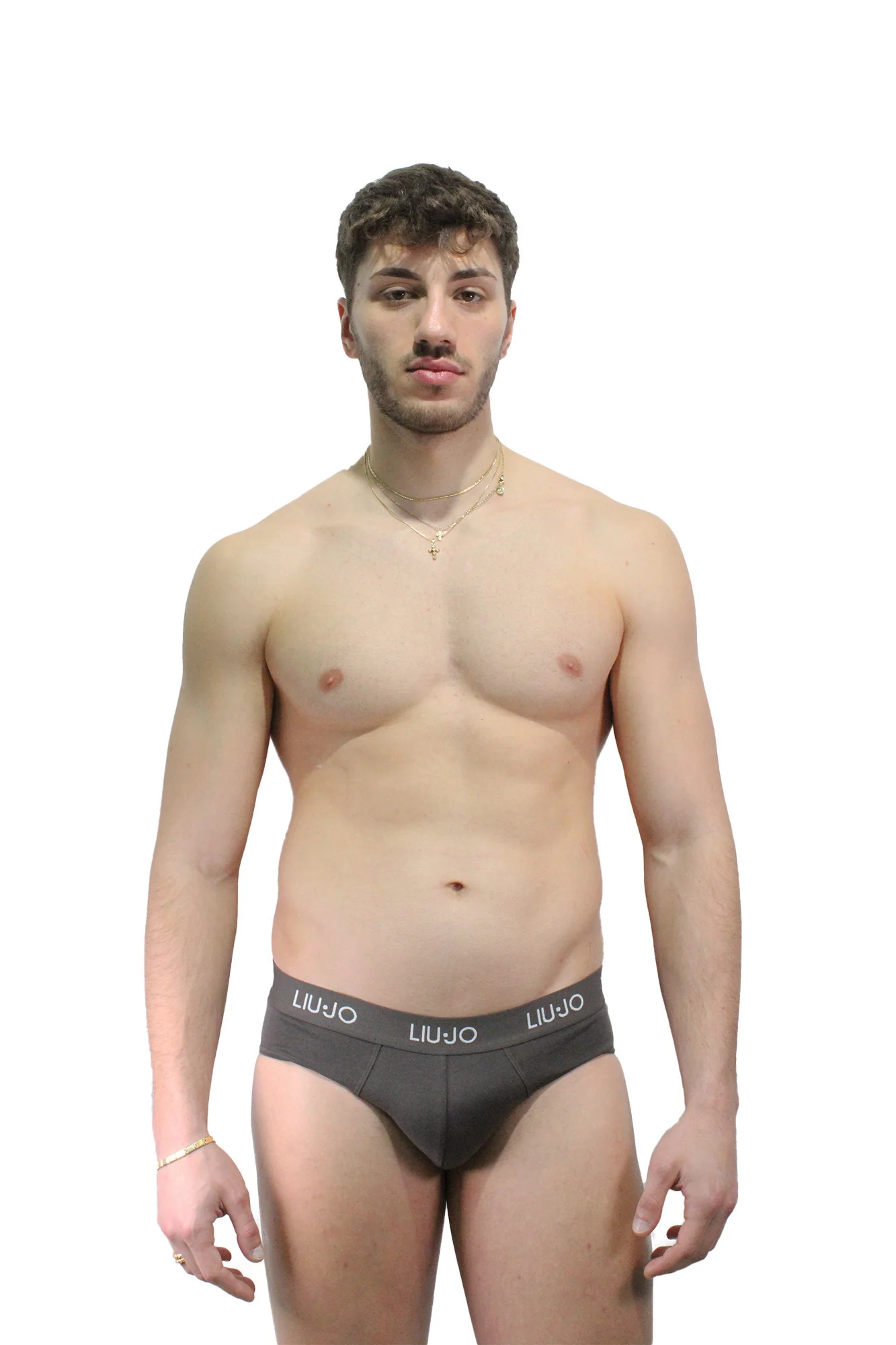 Bi-Pack Mutande Slip Uomo Liu Jo M000U502BISLIPLOGO - immagine 3