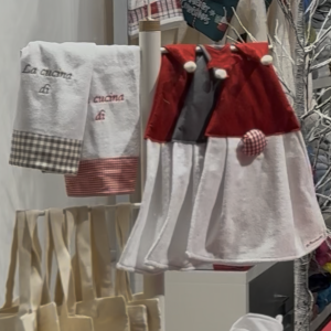 Canovaccio babbo natale handmade penna e filo