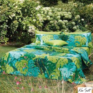 Copriletto Trapuntato Filodendro